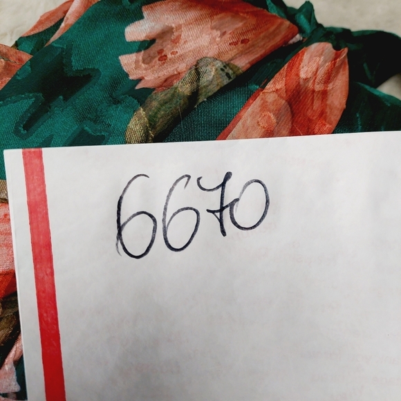 NEW Hutch Teal Floral Wrap with Tie Waist Summer V Neck Dress P6670 - Picture 10 of 10